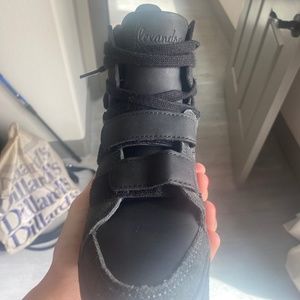 Alexandra black shoes used as part of costume for hip hop dance recital